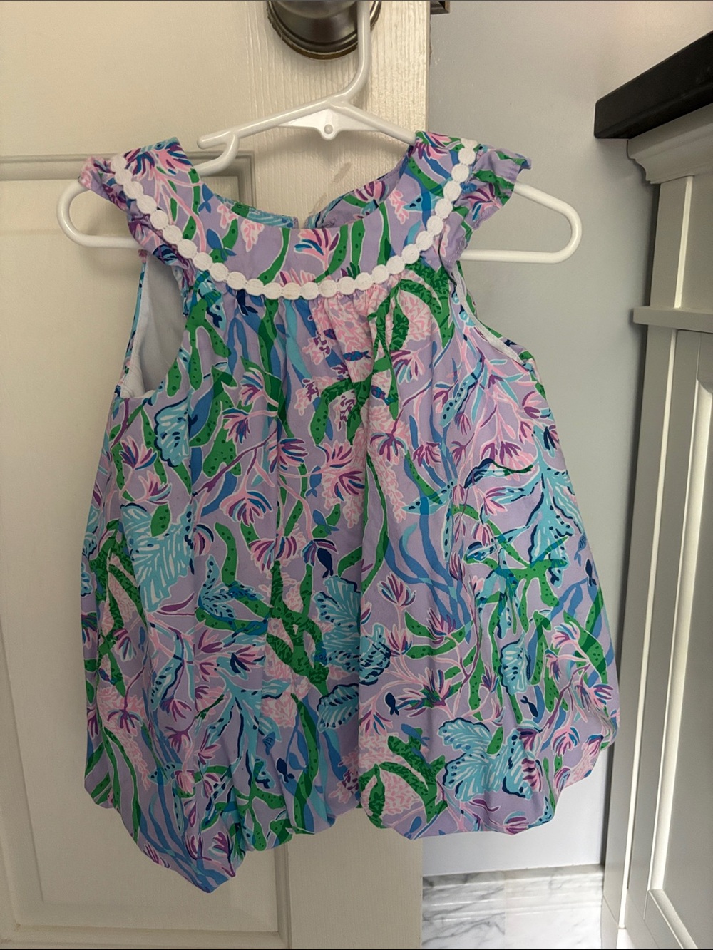Lilly Pulitzer infant bubble dress, EUC 18/24